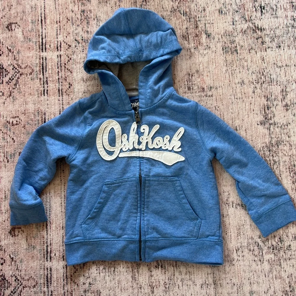 OshKosh B'gosh Blue Kids Hoodie 2t